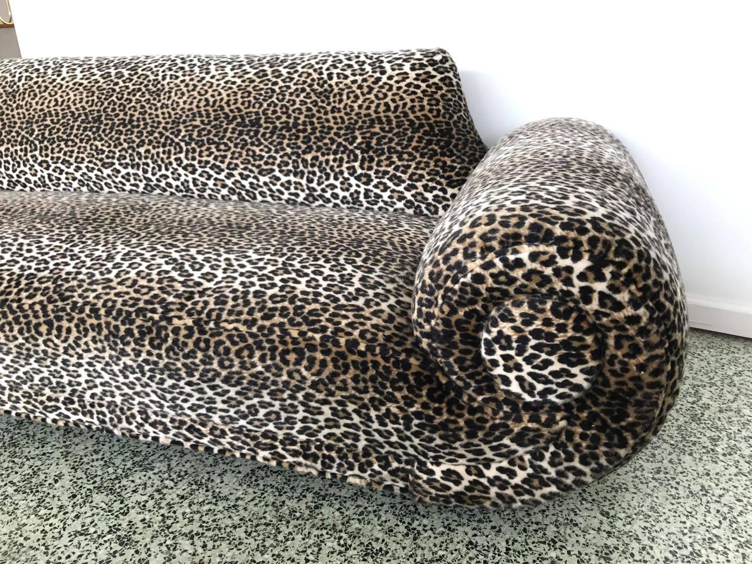 leopard print couch