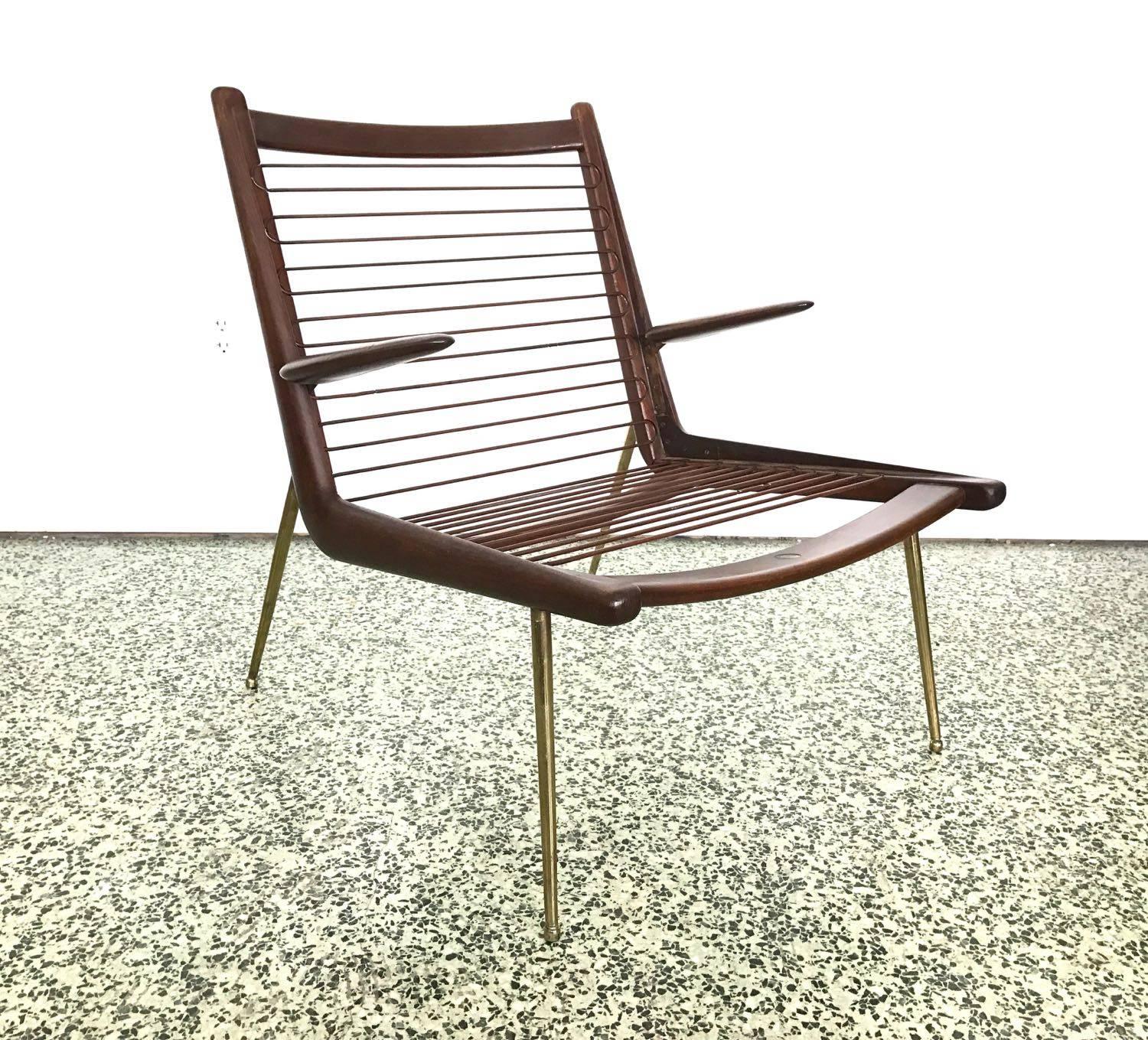 Mid-20th Century FD135 'Boomerang' Chair by Peter Hvidt + Orla Mølgaard-Nielsen