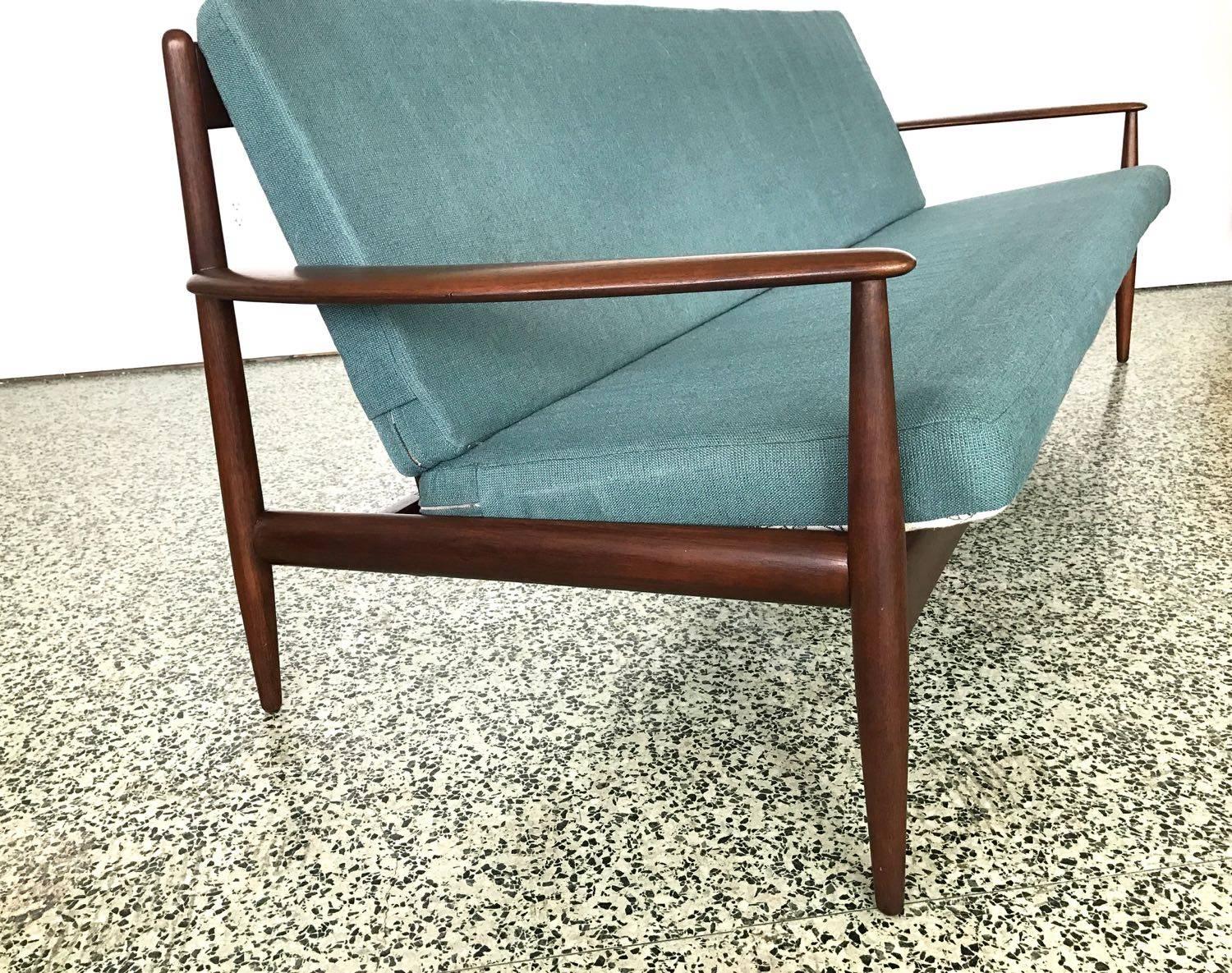 Designer: Grete Jalk
Period/style: Mid-Century Modern
Country: Denmark
Manufacture: Unknown
Date: 1950s

Chair available separately.