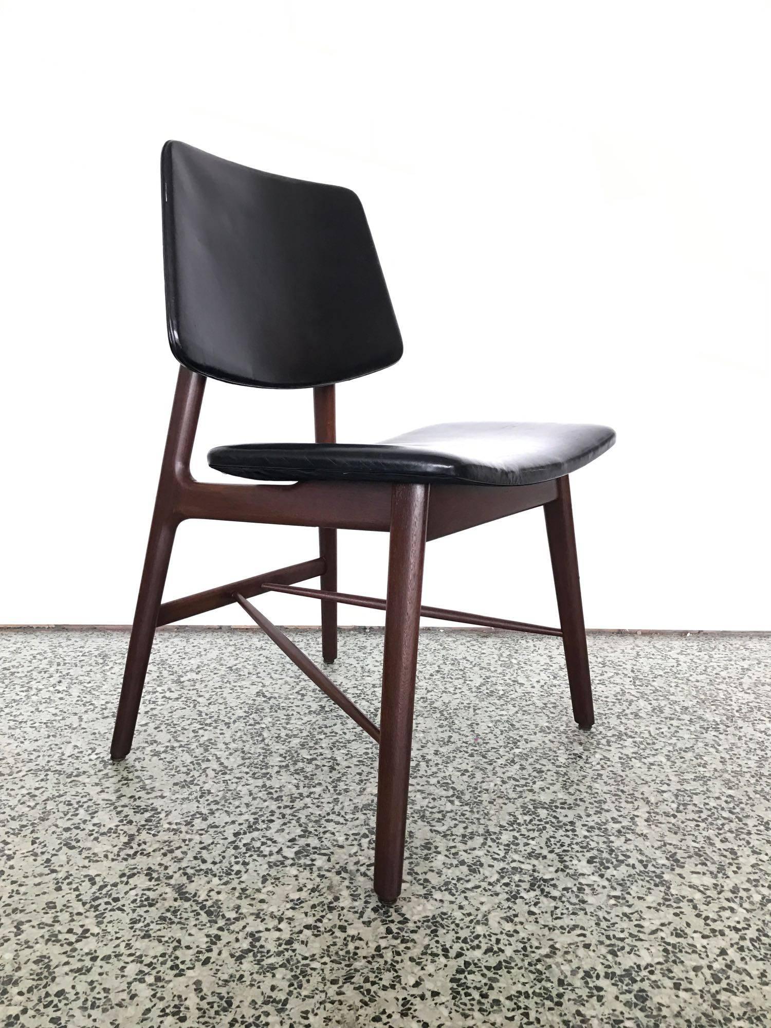 Danish Four Rosewood Arne Vodder Dining Chairs