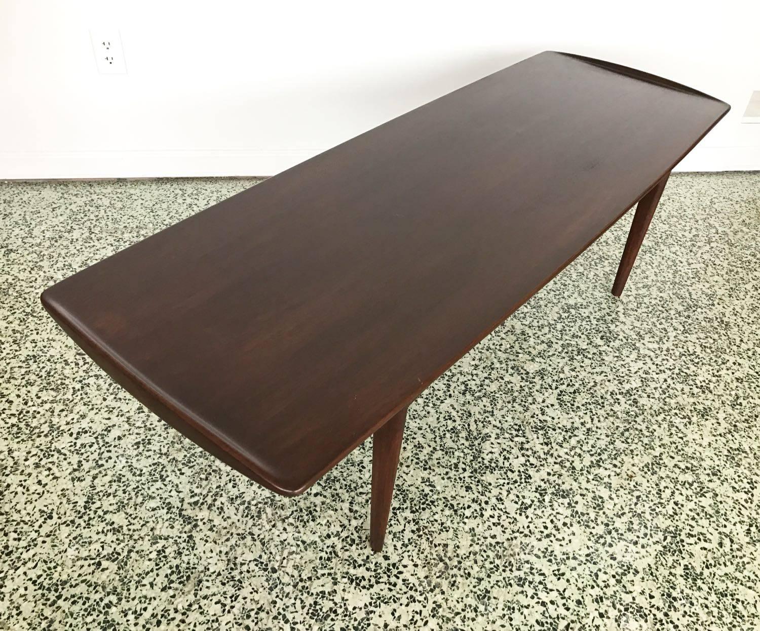 Tove & Edvard Kindt-Larsen Teak Coffee Table for France & Son In Excellent Condition In St. Louis, MO