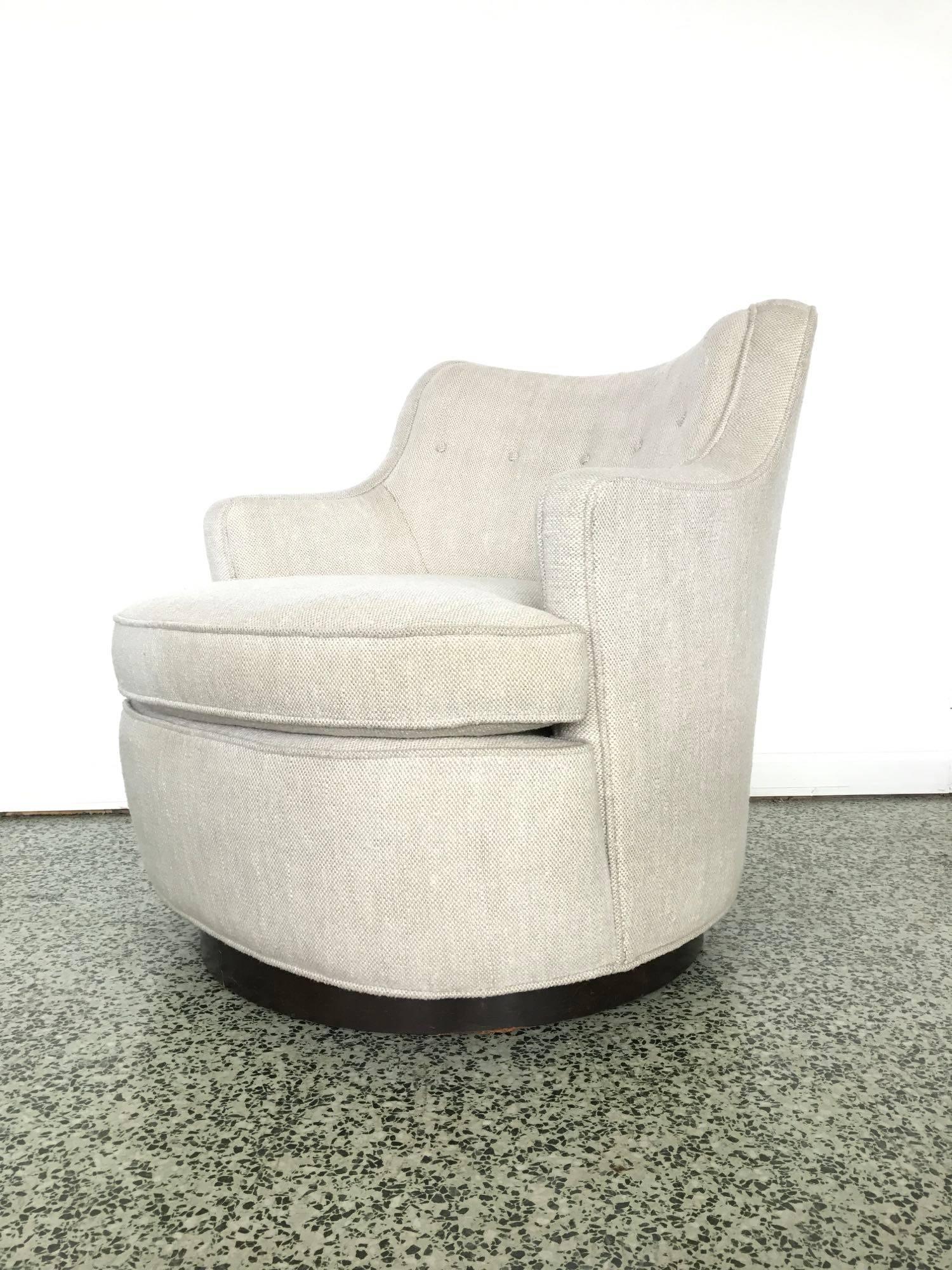 Swivel Lounge Chair by Edward Wormley for Dunbar 2
