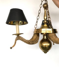 Vintage Chapman Horn Chandelier