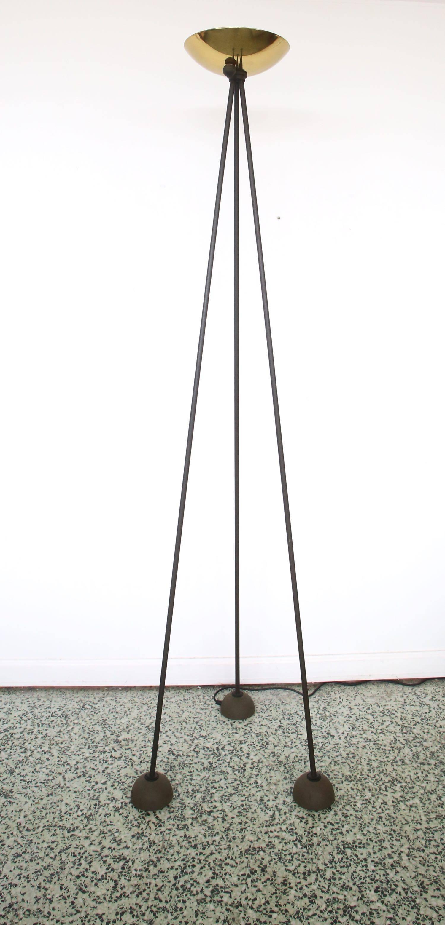 Mid-Century Modern Floor Lamp Memphis Style by Koch and Lowy