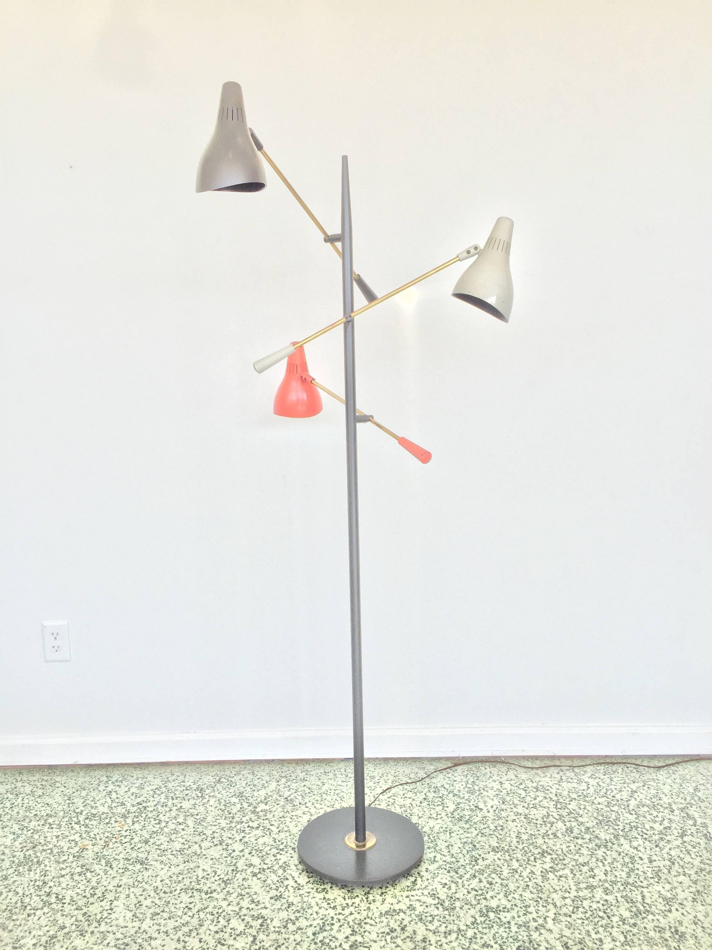 20th Century Mid-Century Floor Lamp Lightolier