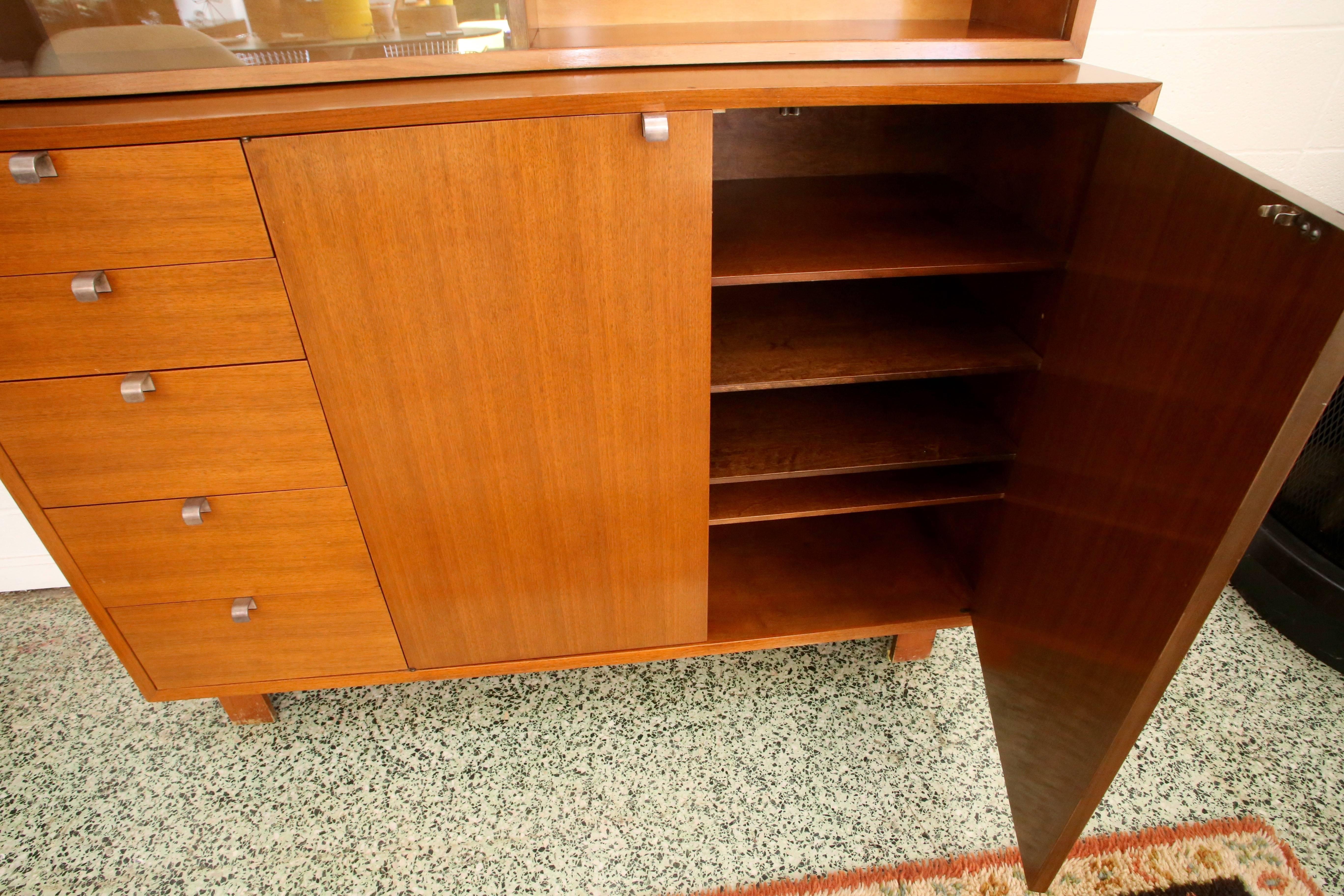 Beautiful Sideboard Credenza with Hutch by George Nelson for Herman Miller 2