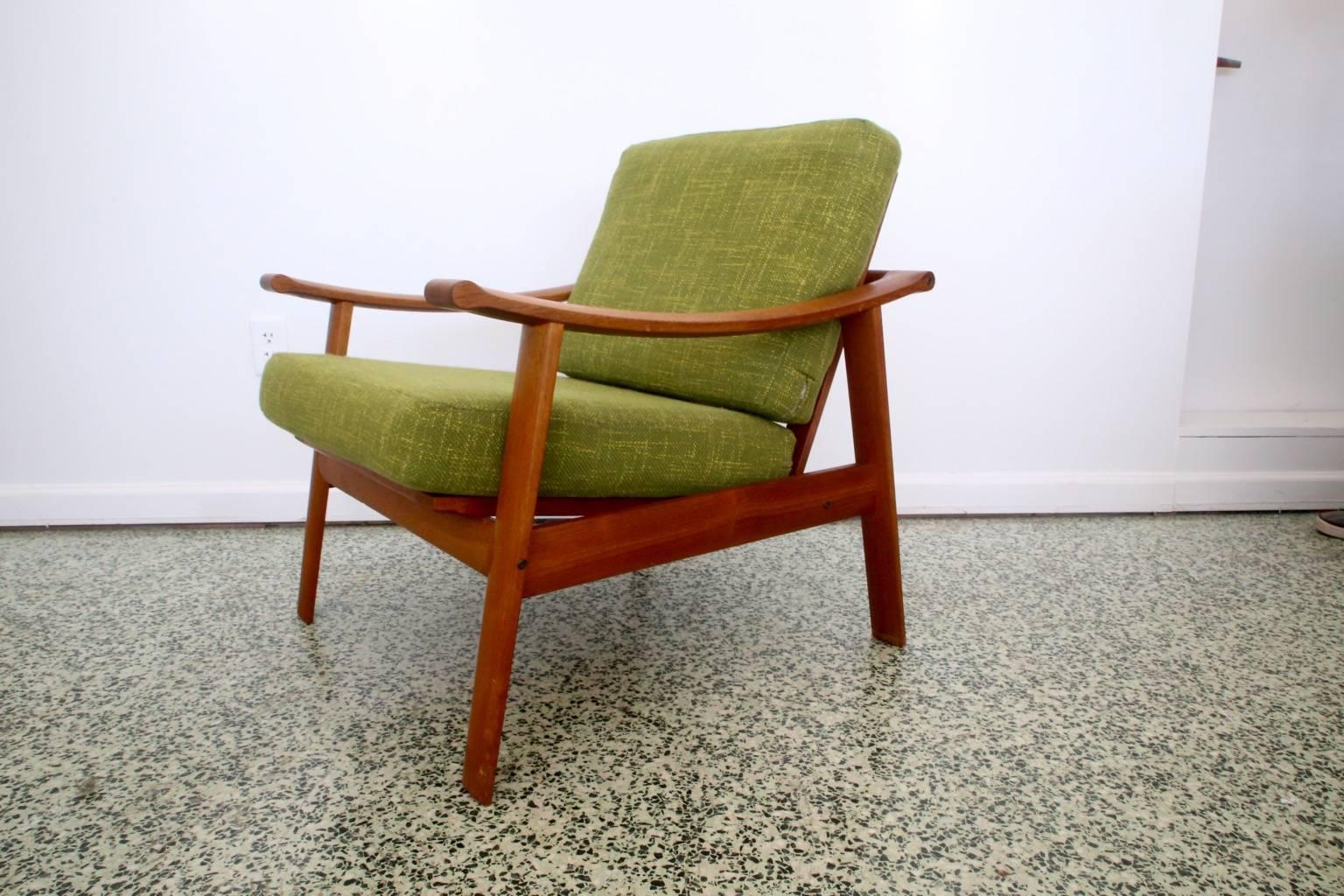 Mid-Century Modern Arne Wahl Iversen Lounge Chair