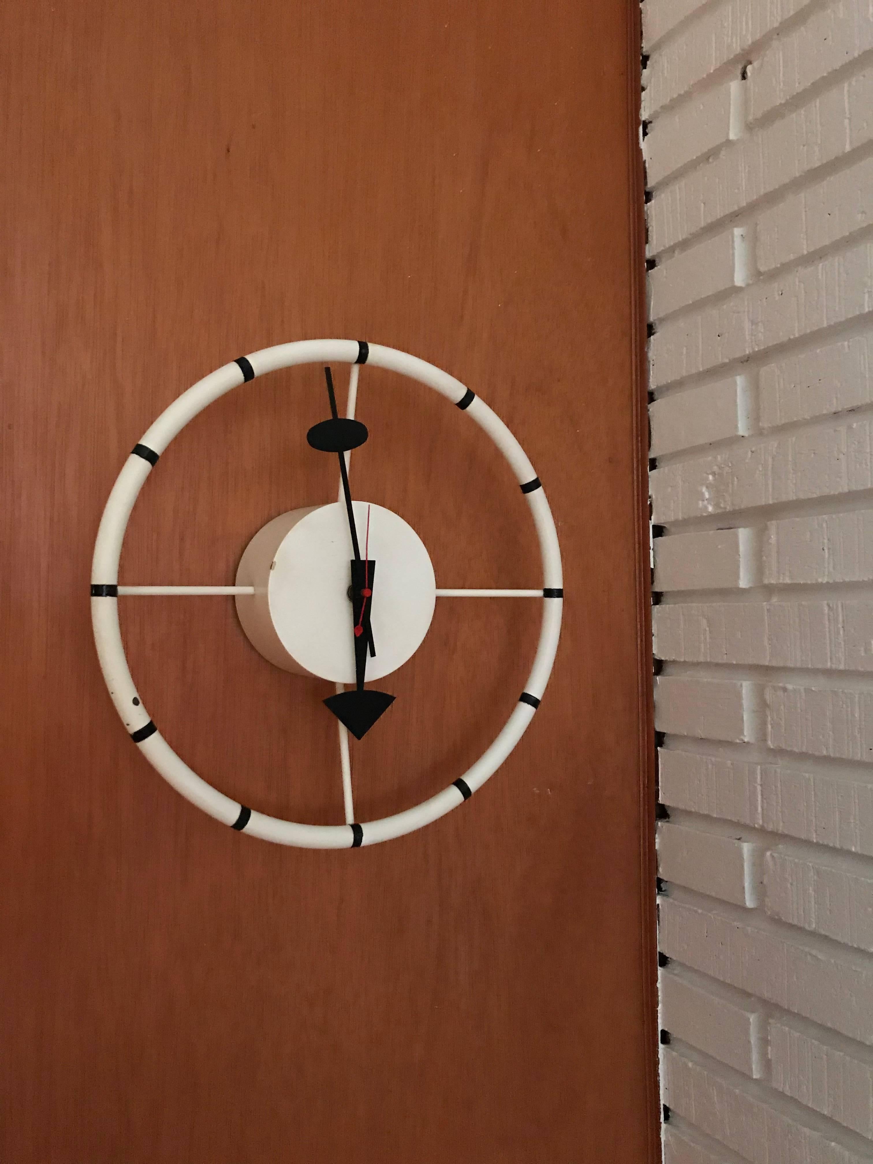 20th Century Steering Wheel Wall Clock by George Nelson for Howard Miller