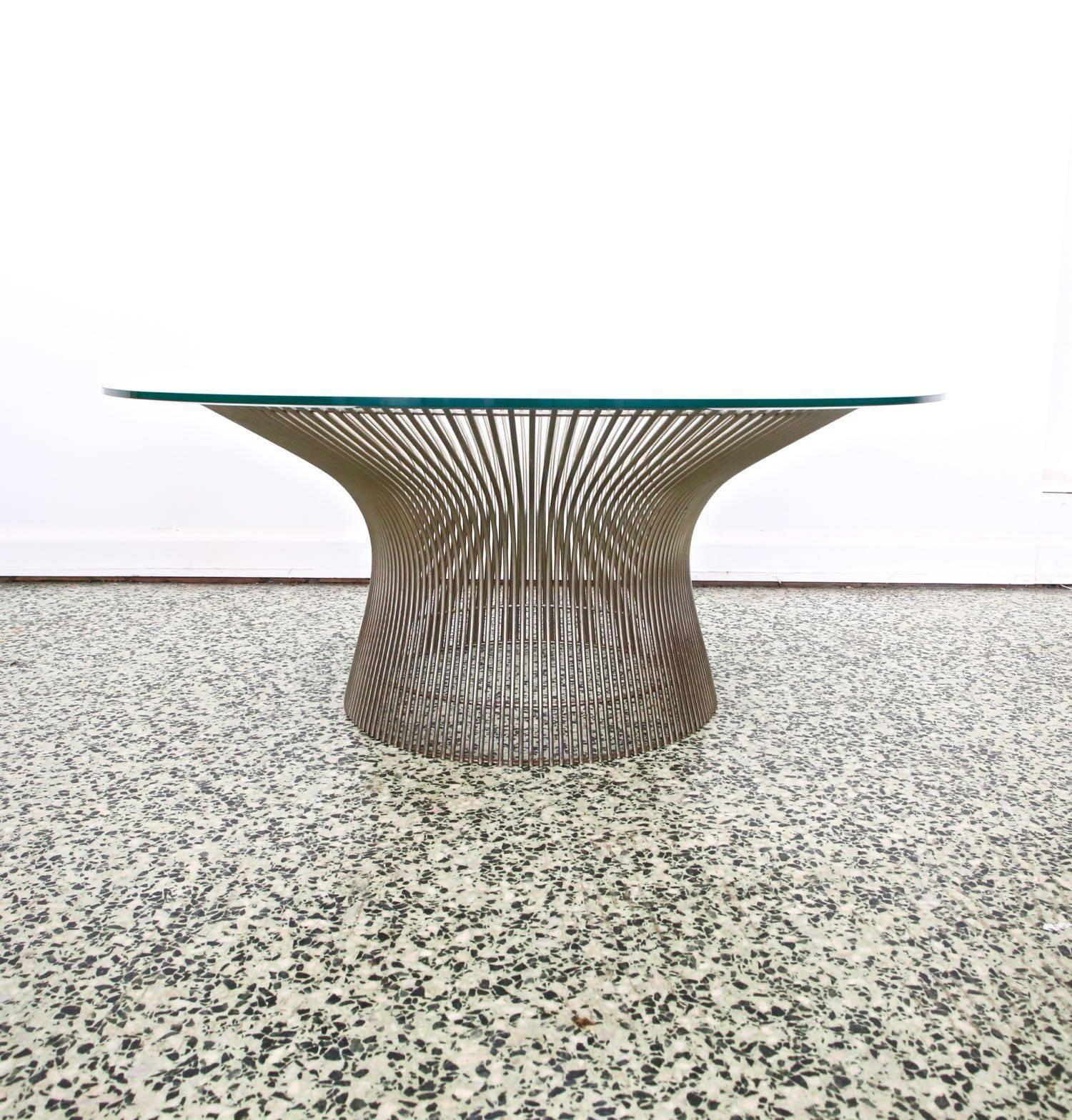 Late 20th Century Warren Platner Coffee Table by Knoll