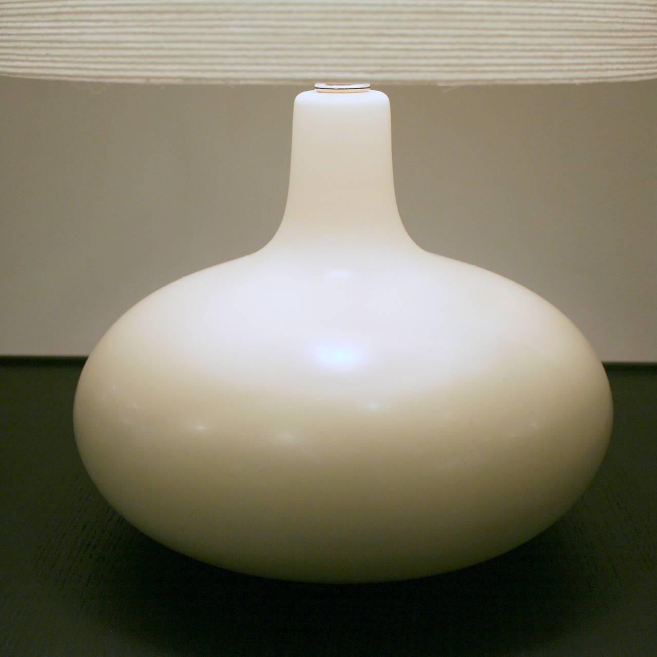 Mid-Century Modern Lotte Lamp 1100 in Bone White by Lotte & Gunnar Bostlund
