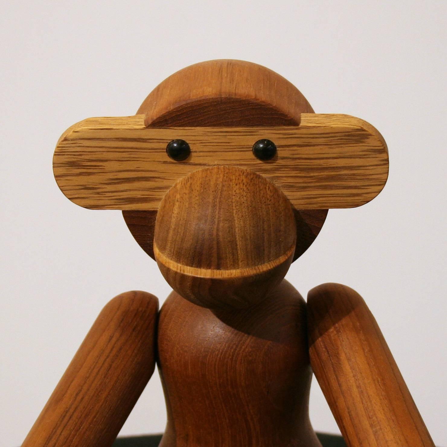 Mid-Century Modern Wooden Monkey For Sale