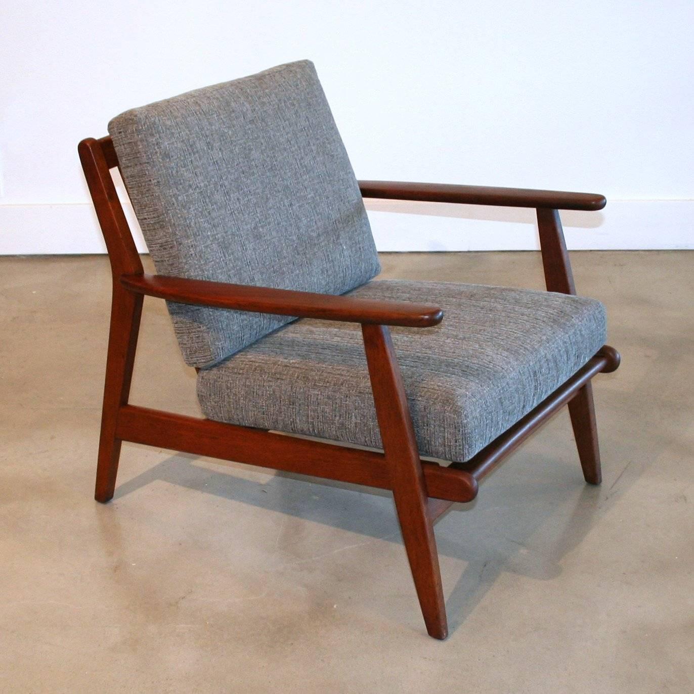 Scandinavian Modern Vintage Danish Teak Lounge Chair