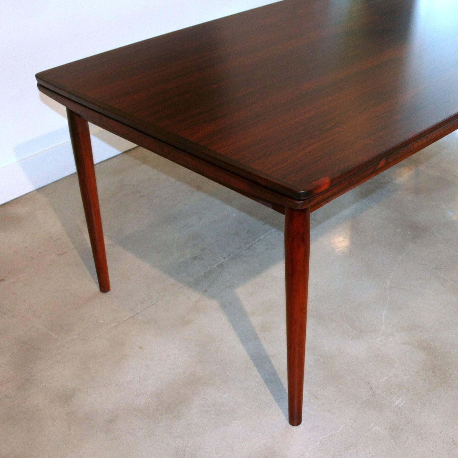 Vintage Danish Rosewood Dining Table by Neils Otto Møller 1