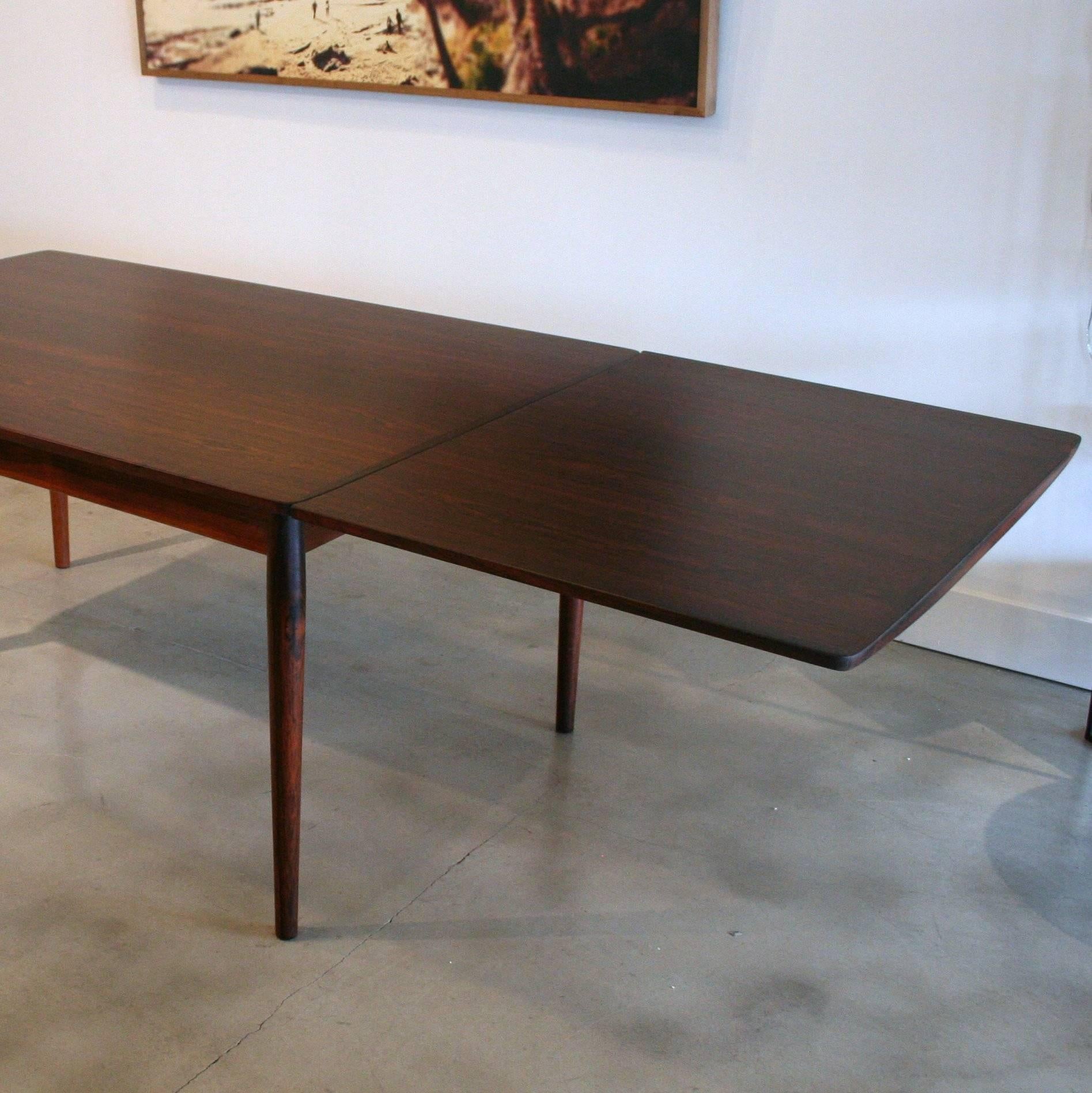 Vintage Danish Rosewood Dining Table by Neils Otto Møller 2