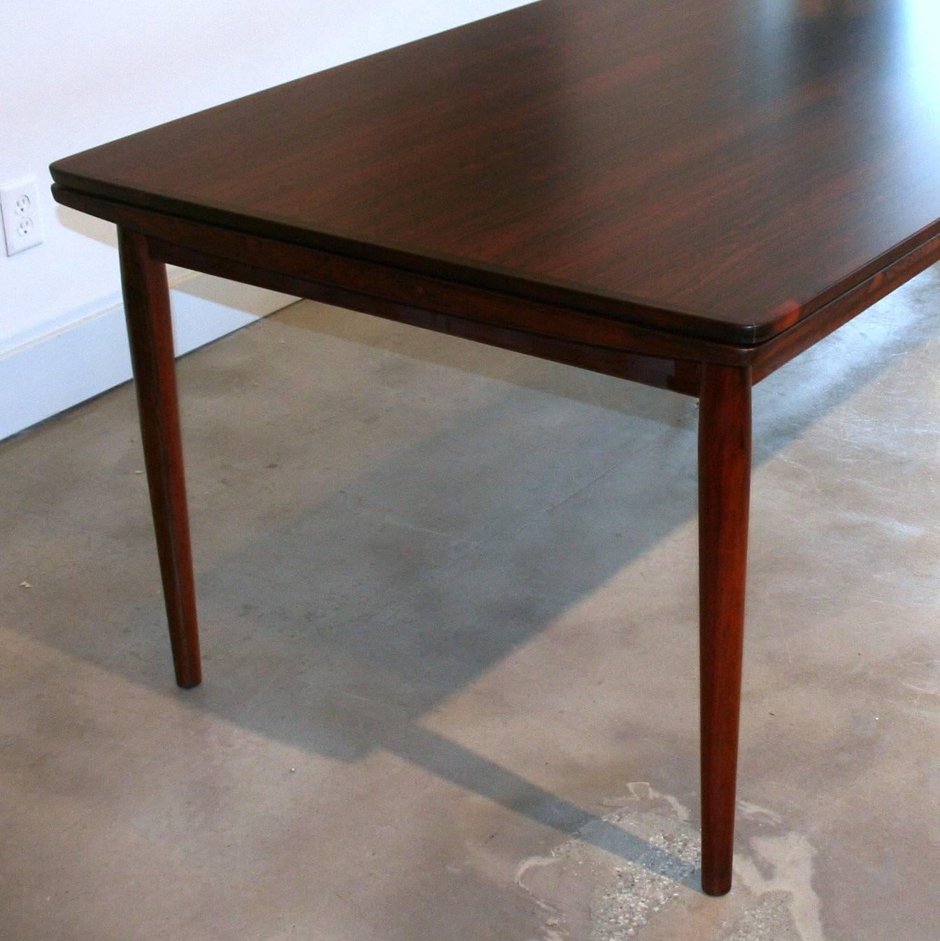 Vintage Danish Rosewood Dining Table by Neils Otto Møller 3