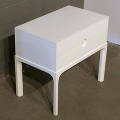 Vintage Inspired White Nightstand