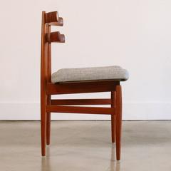 Set of Six Vintage Danish Teak Dining Chairs