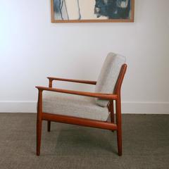 Vintage Danish Teak Lounge Chair