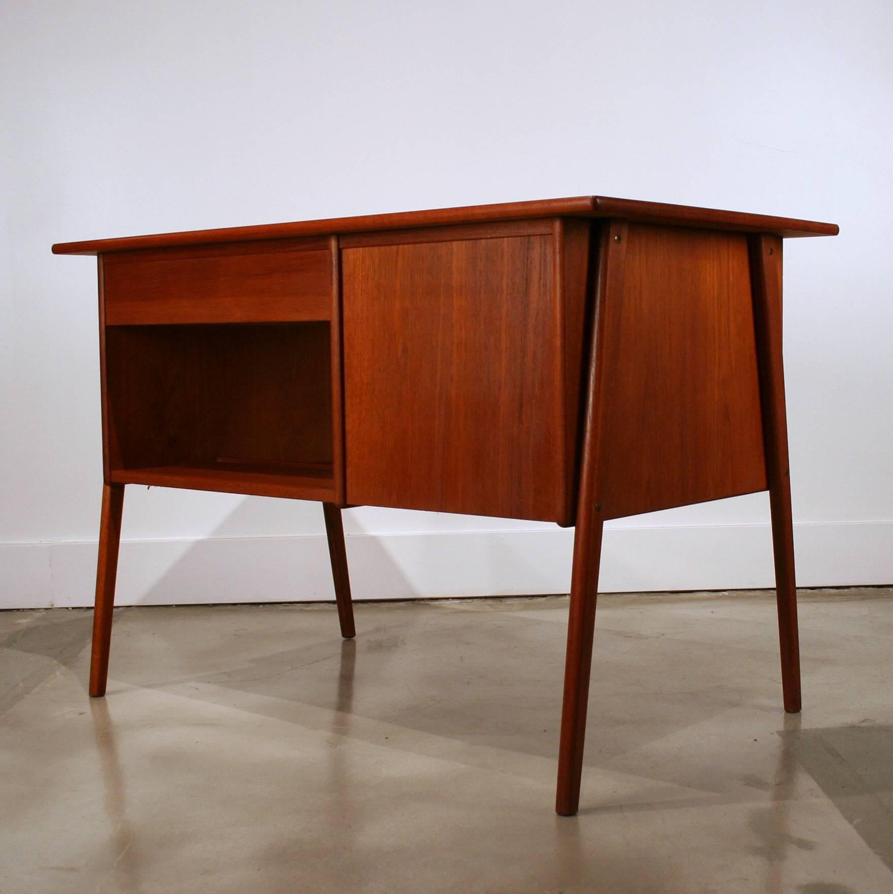 Scandinavian Modern Vintage Danish Teak Desk