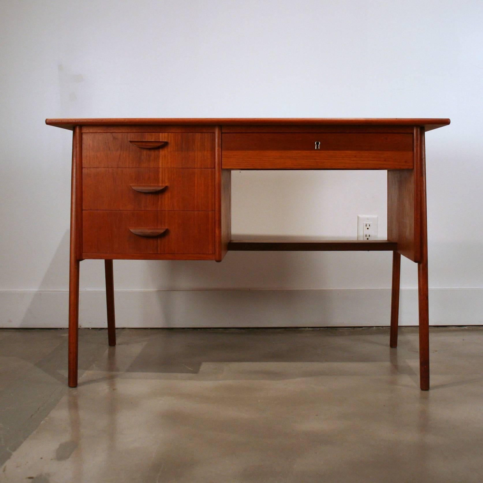 Mid-20th Century Vintage Danish Teak Desk