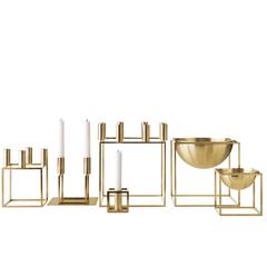 Kubus Brass Bowl by Mogens Lassen