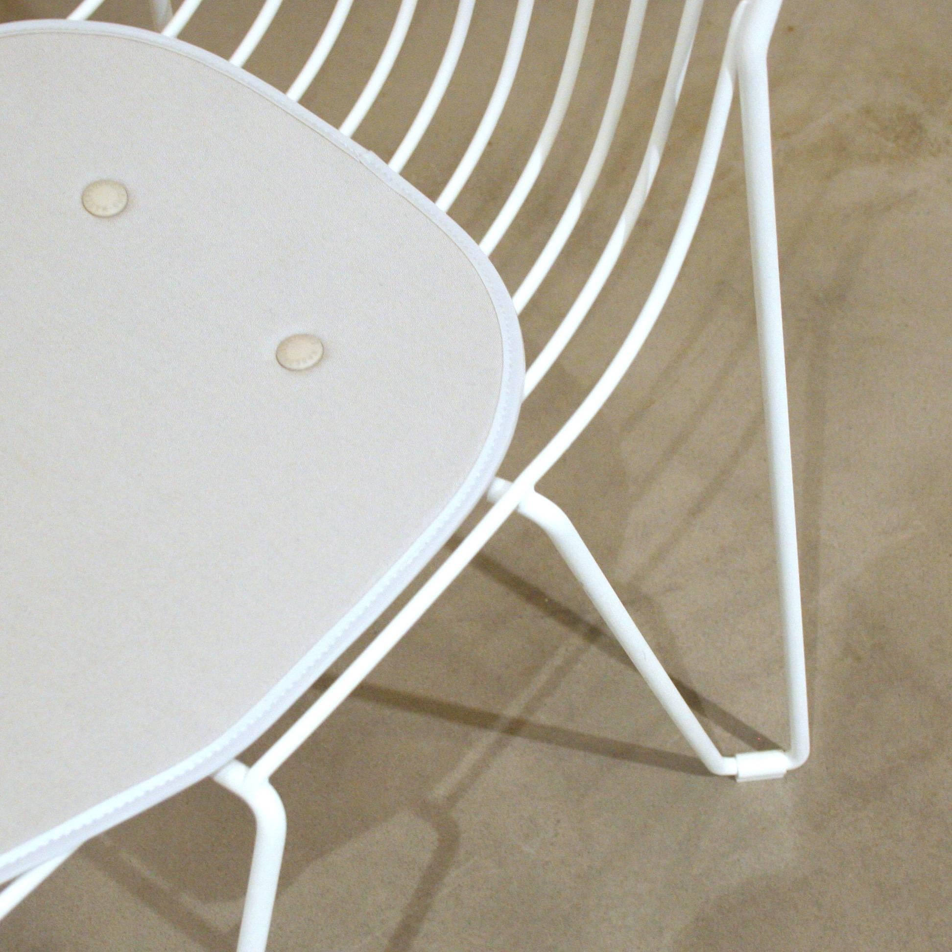 Tio White Dining Chair by Mass Productions In Excellent Condition For Sale In Vancouver, BC