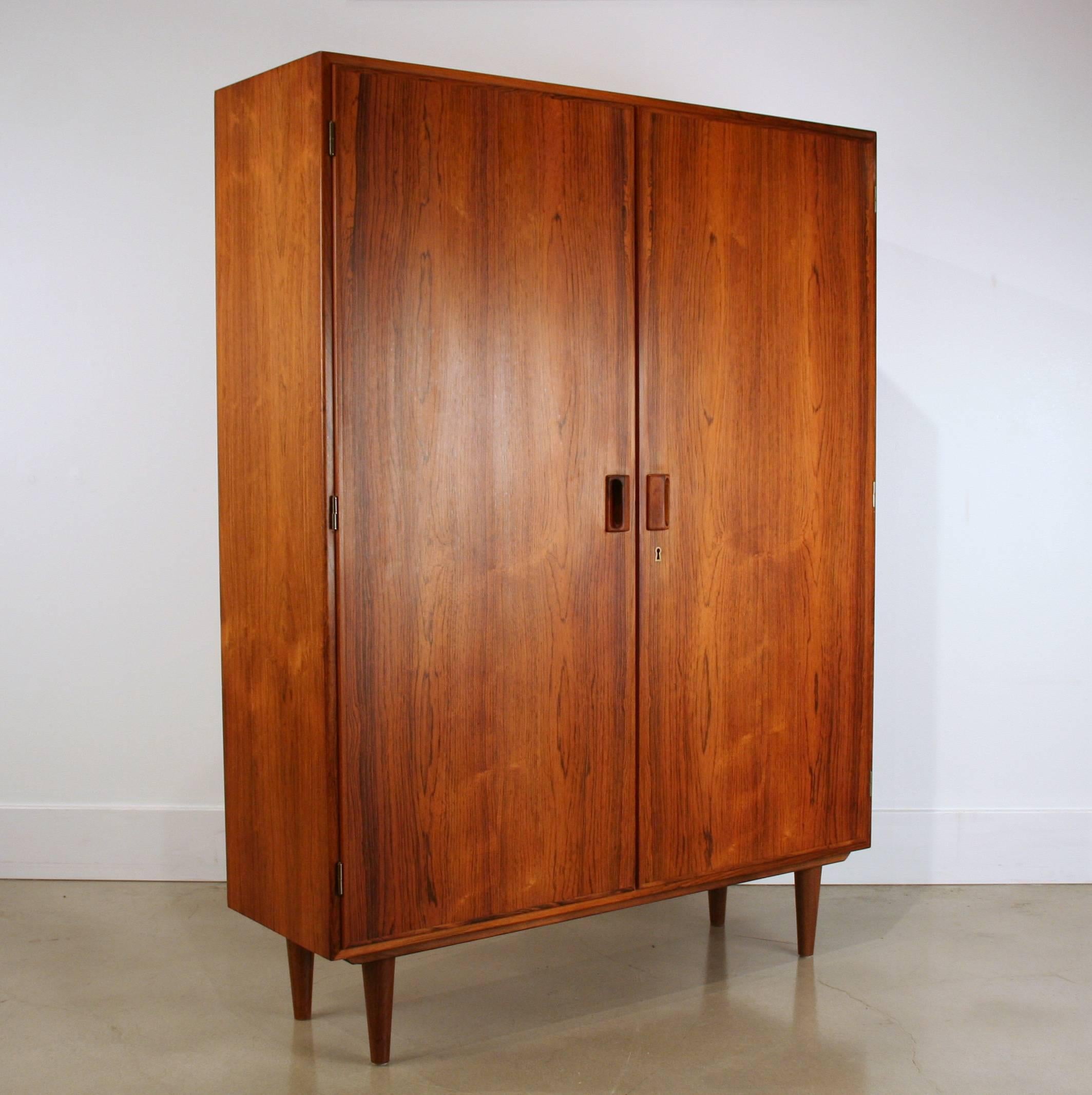 Mid-20th Century Vintage Danish Rosewood Cabinet For Sale