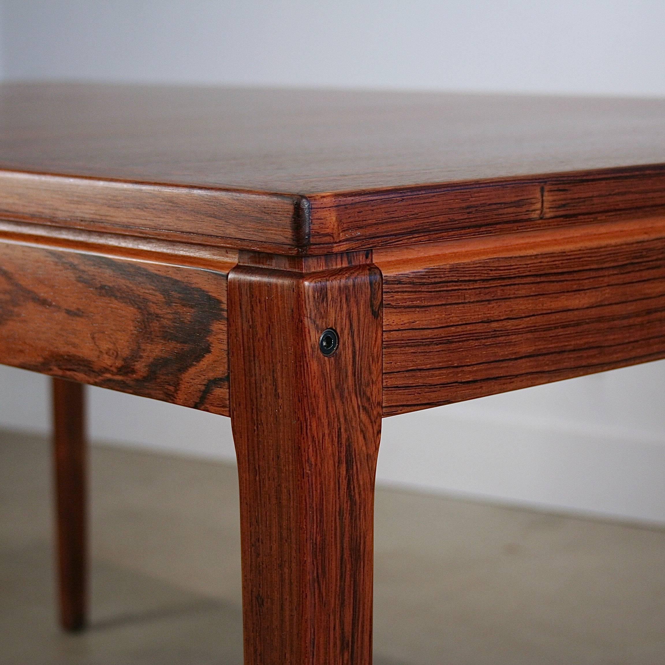 Vintage Danish Rosewood Dining Table For Sale 3