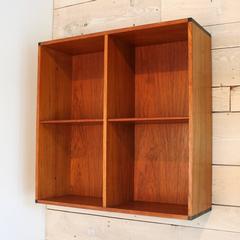 Vintage Danish Aksel Kjersgaard Teak Wallmount Bookcase
