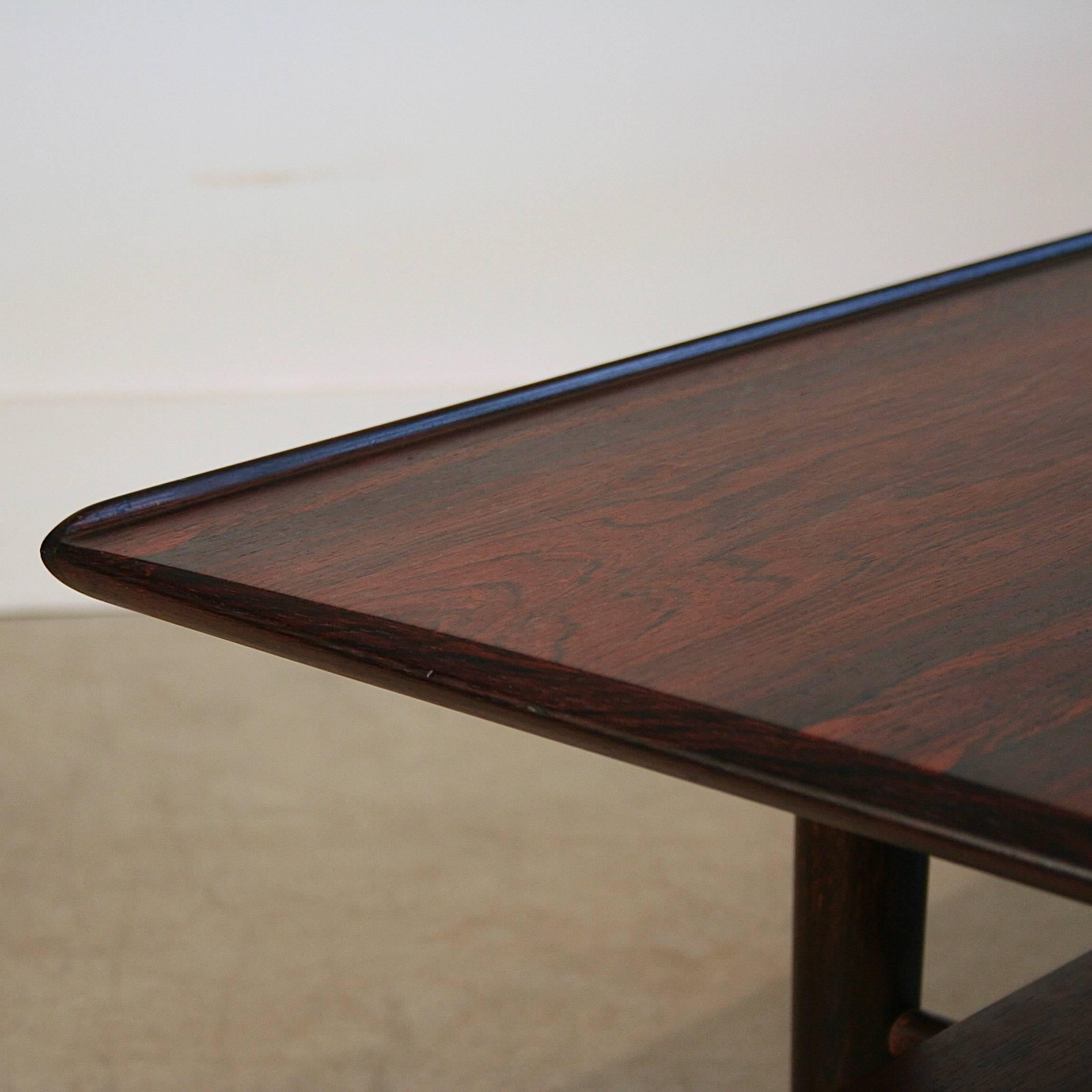 Vintage Danish Rosewood Coffee Table 2