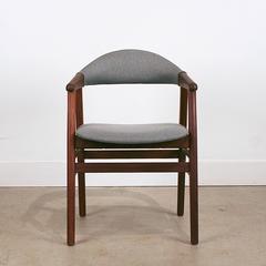 Vintage Danish Walnut Dining Chair, Set of Six