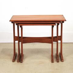 Vintage Danish Teak Nesting Tables