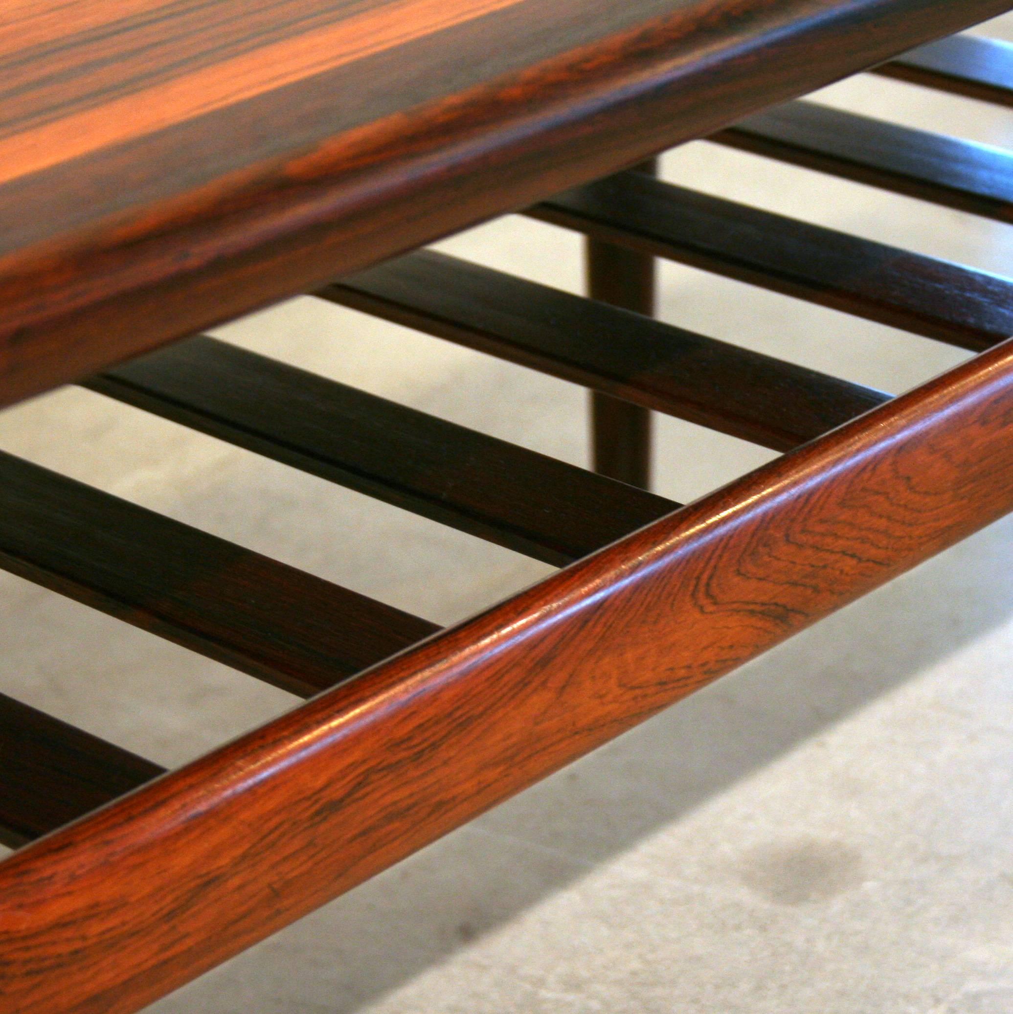 Vintage Danish Rosewood Coffee Table by Grete Jalk In Excellent Condition In Vancouver, BC