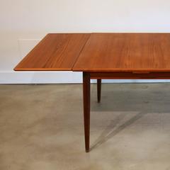 Vintage Danish Square Teak Dining Table