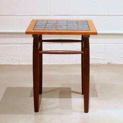 Vintage Danish Teak and Tile Table