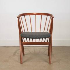 Vintage Danish Model No.8 Teak Dining Chair Set of Six
