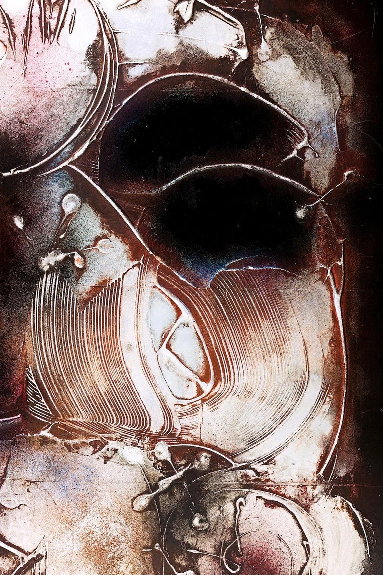 Abstract Painting by Japanese Artist Akio Tanaka For Sale at 1stdibs