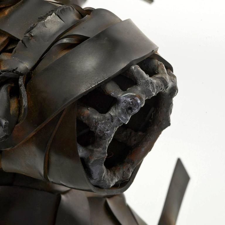 Black Rubber Figural Sculpture in the Manner of Chakaia Booker For Sale