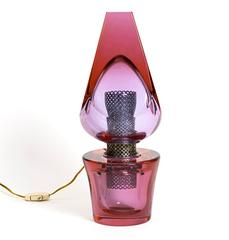 Flavio Poli Seguso Murano Table Lamp