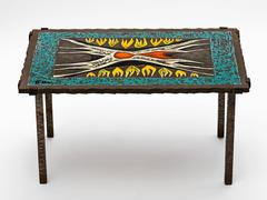 Lava Stone Coffee Table by Jean Jaffeux