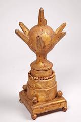 Pair of Gate Posts Sculptures circa 19th Century