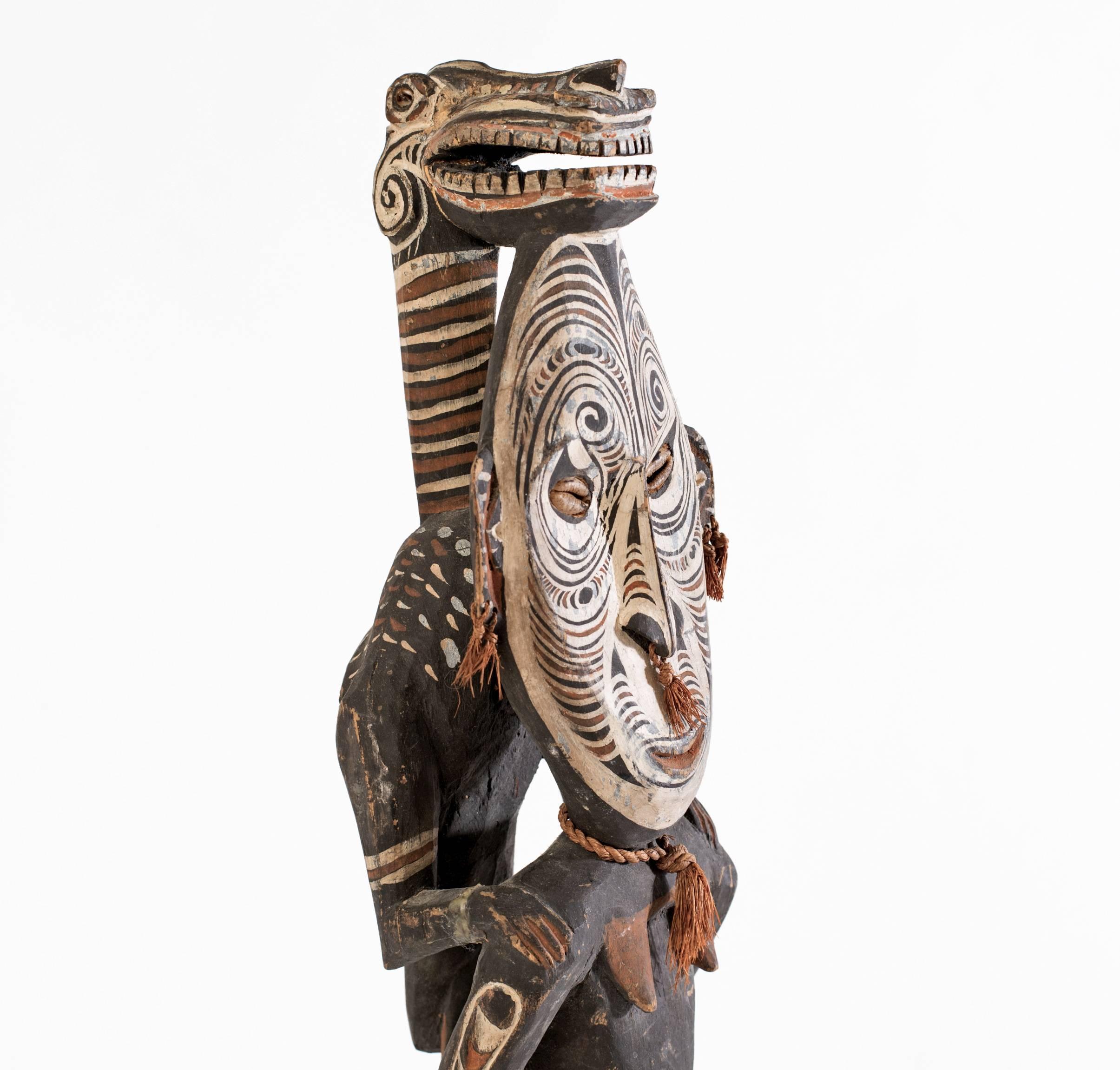 Oceanic Sepik River Gable Figure Sculpture from Papua, New Guinea 1