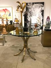 Stunning Nickeled Steel Clasped Hands Sculpture