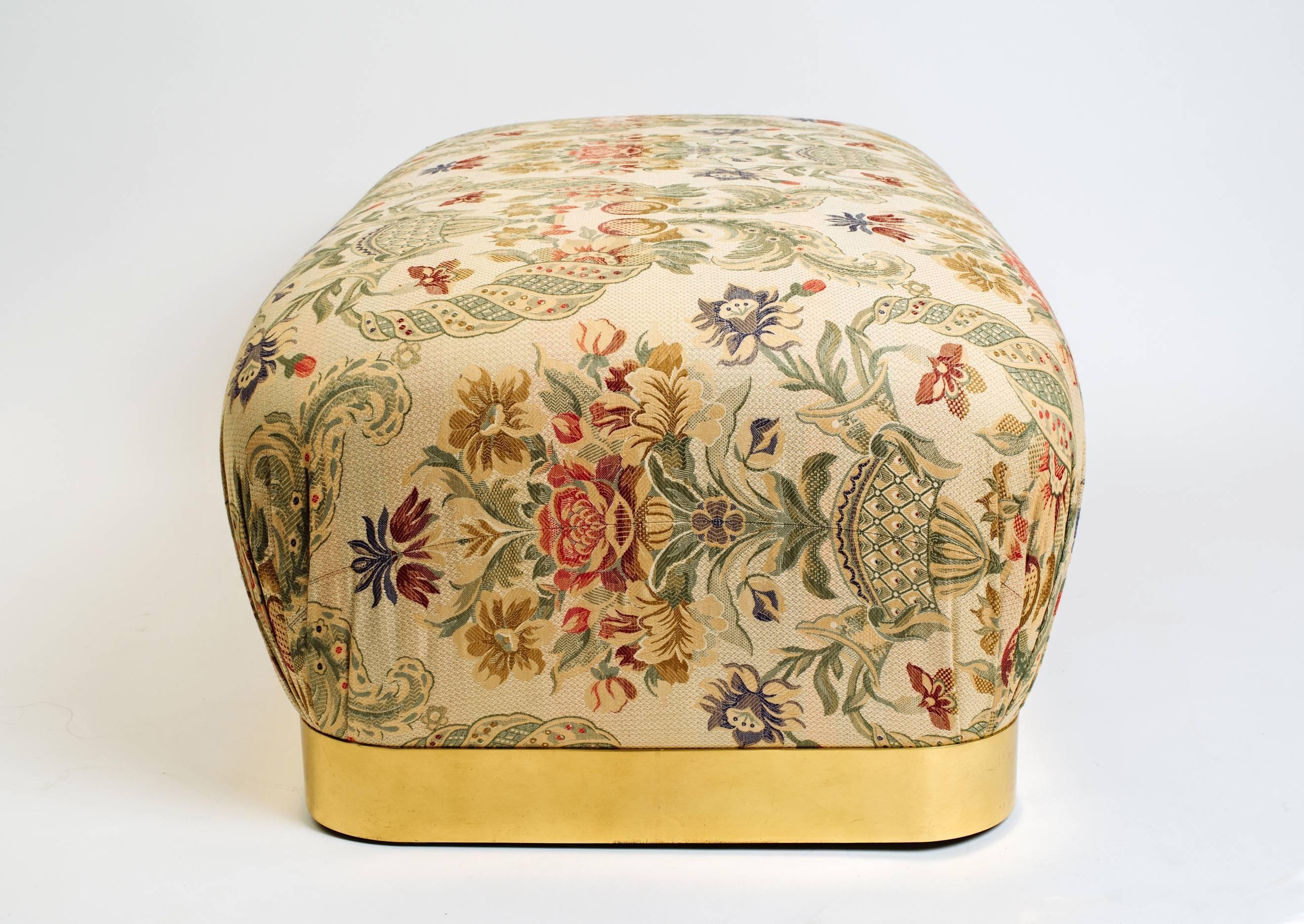 Pouf o ottomana Karl Springer a due dimensioni In condizioni buone in vendita a New York, NY