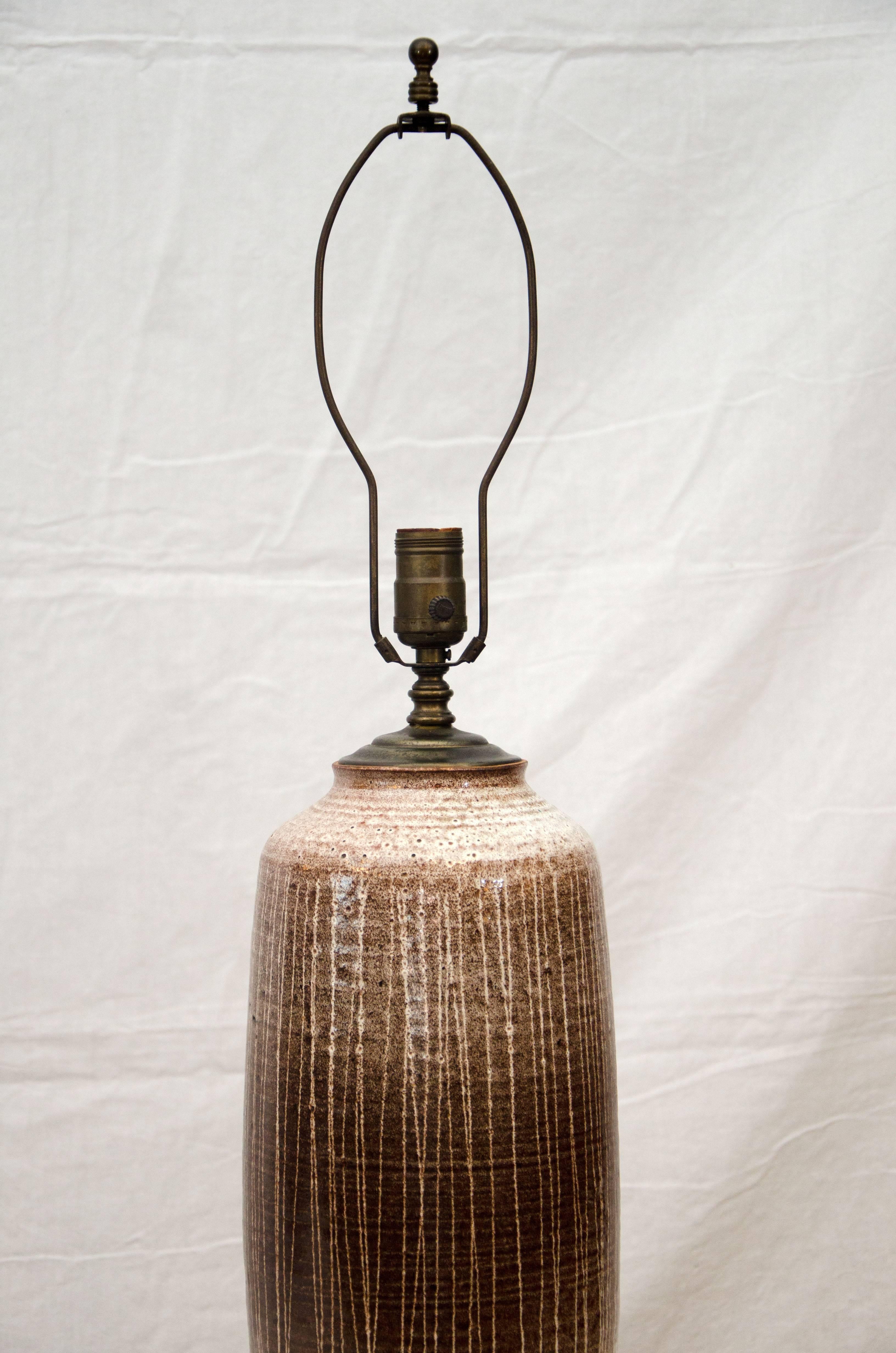 20th Century Pair of Ceramic Table Lamps by Antonio Prieto