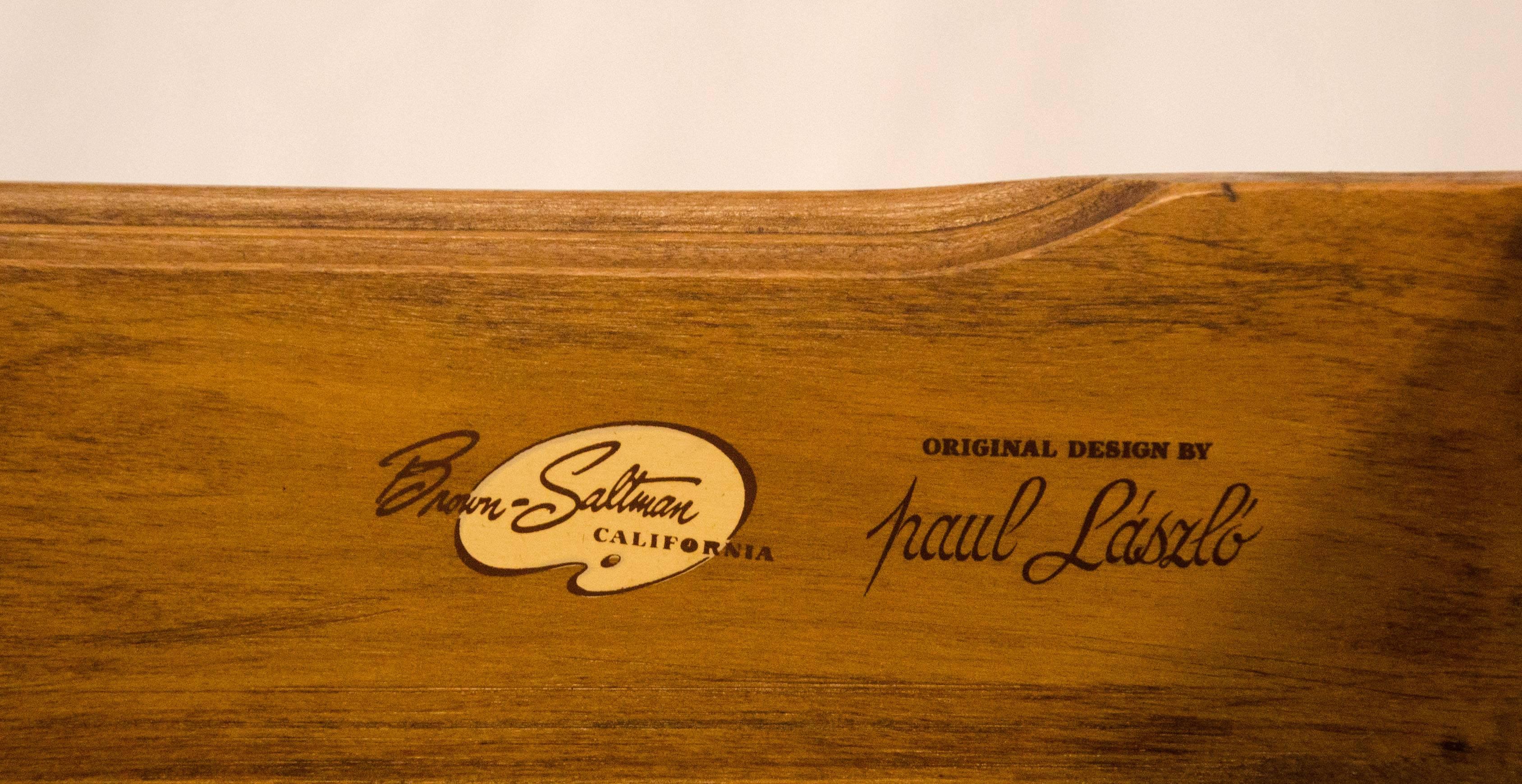20th Century  Console Credenza Buffet, Paul Laszlo for Brown Saltman