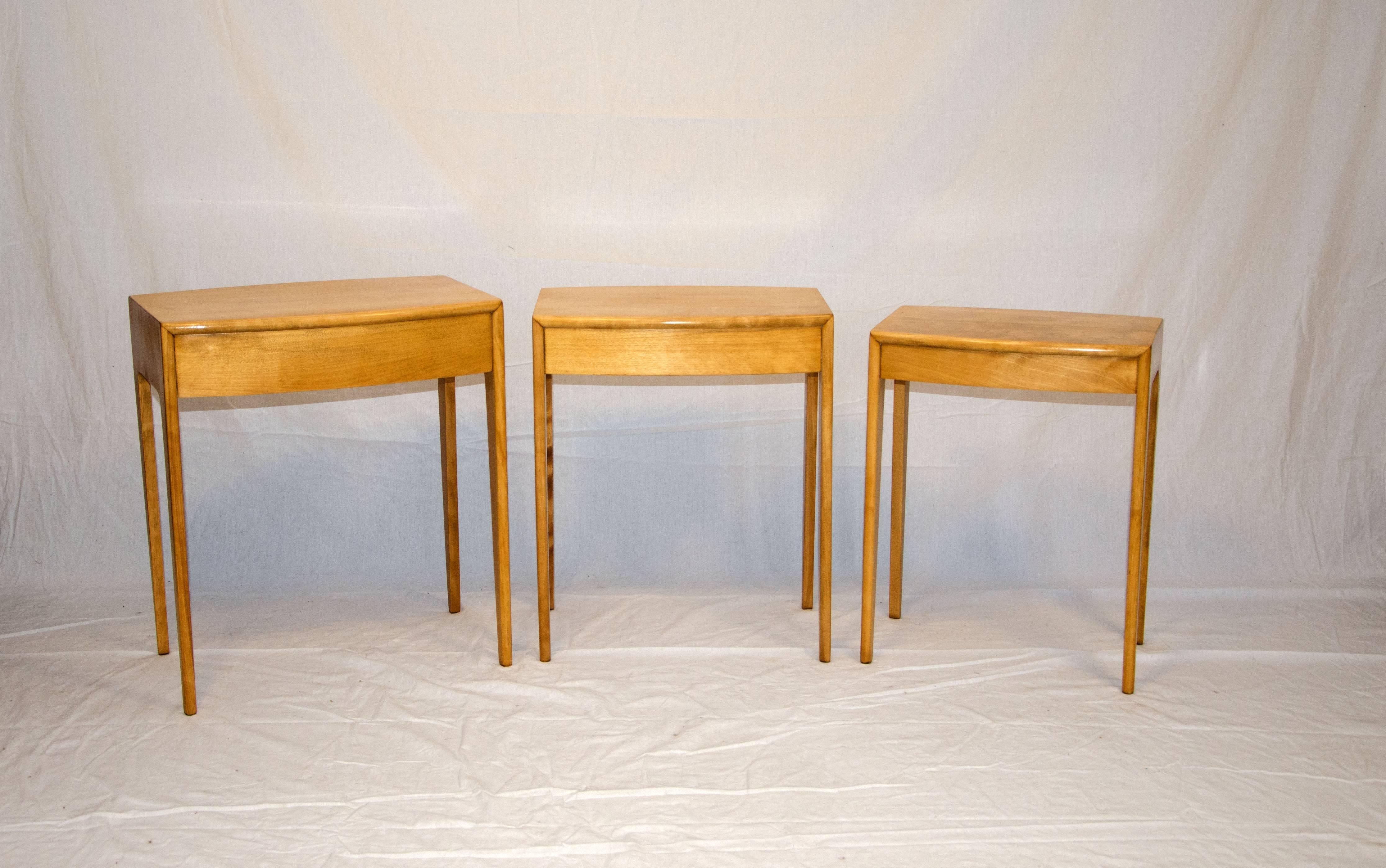 heywood wakefield nesting tables