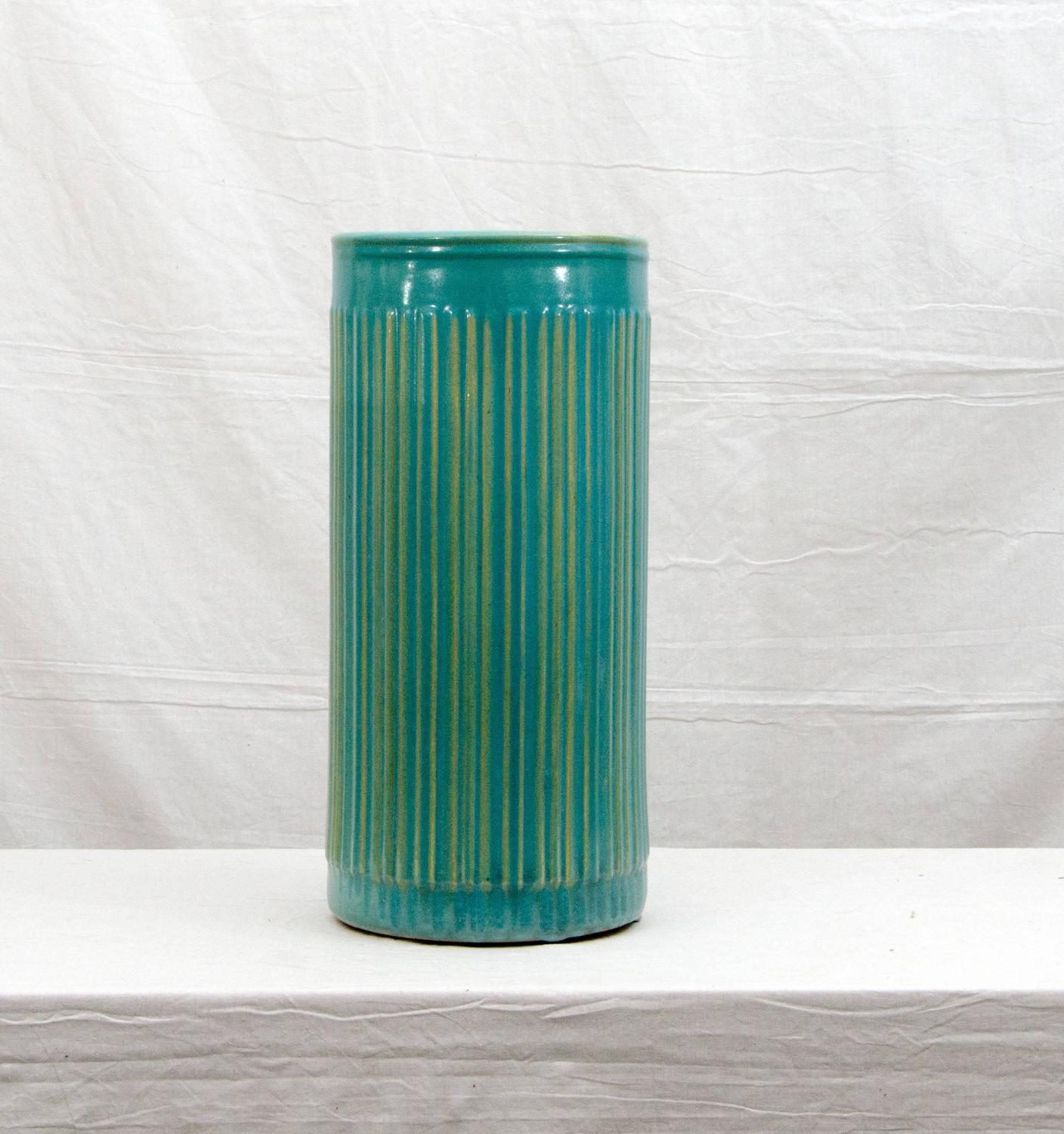 MidCentury Ceramic Umbrella Stand at 1stdibs