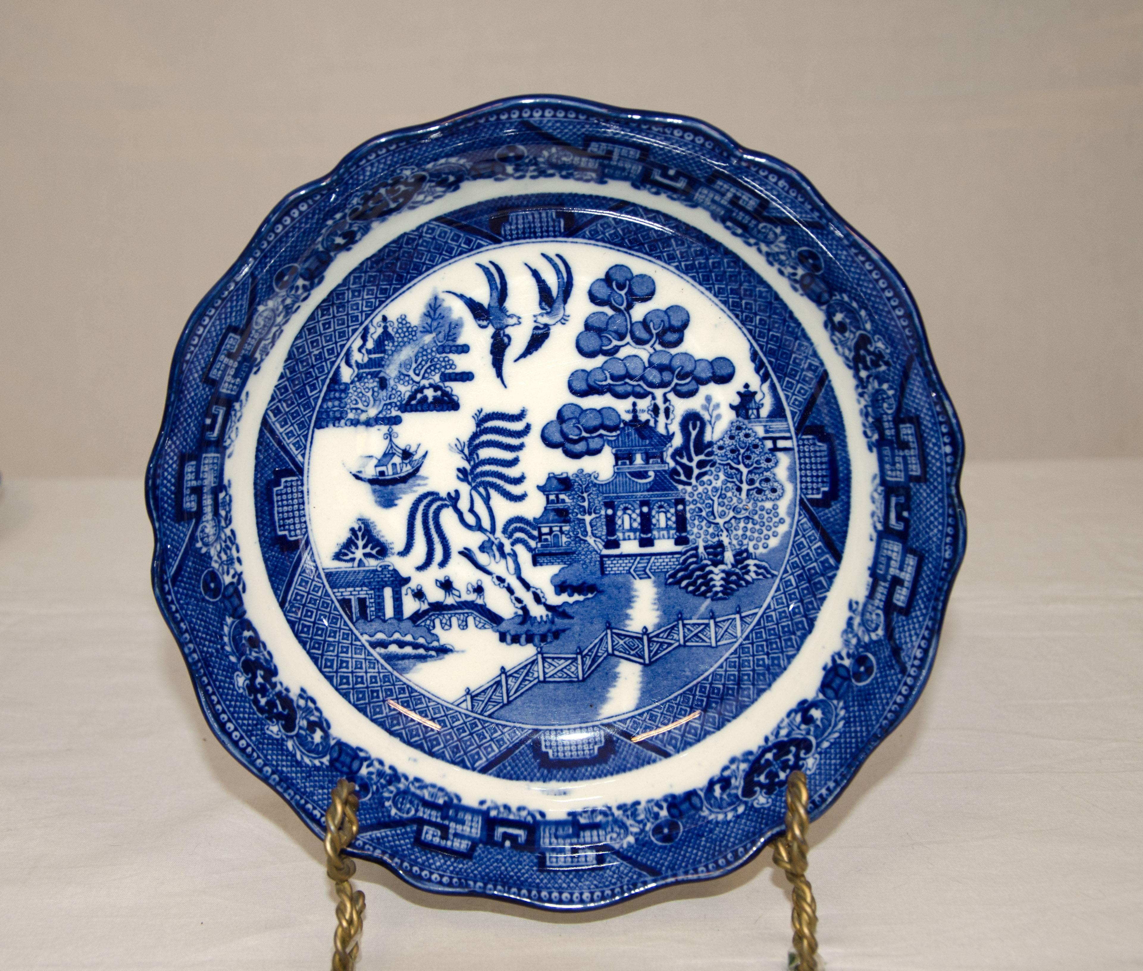 Early 20th Century Blue Willow Tea or Coffee Service