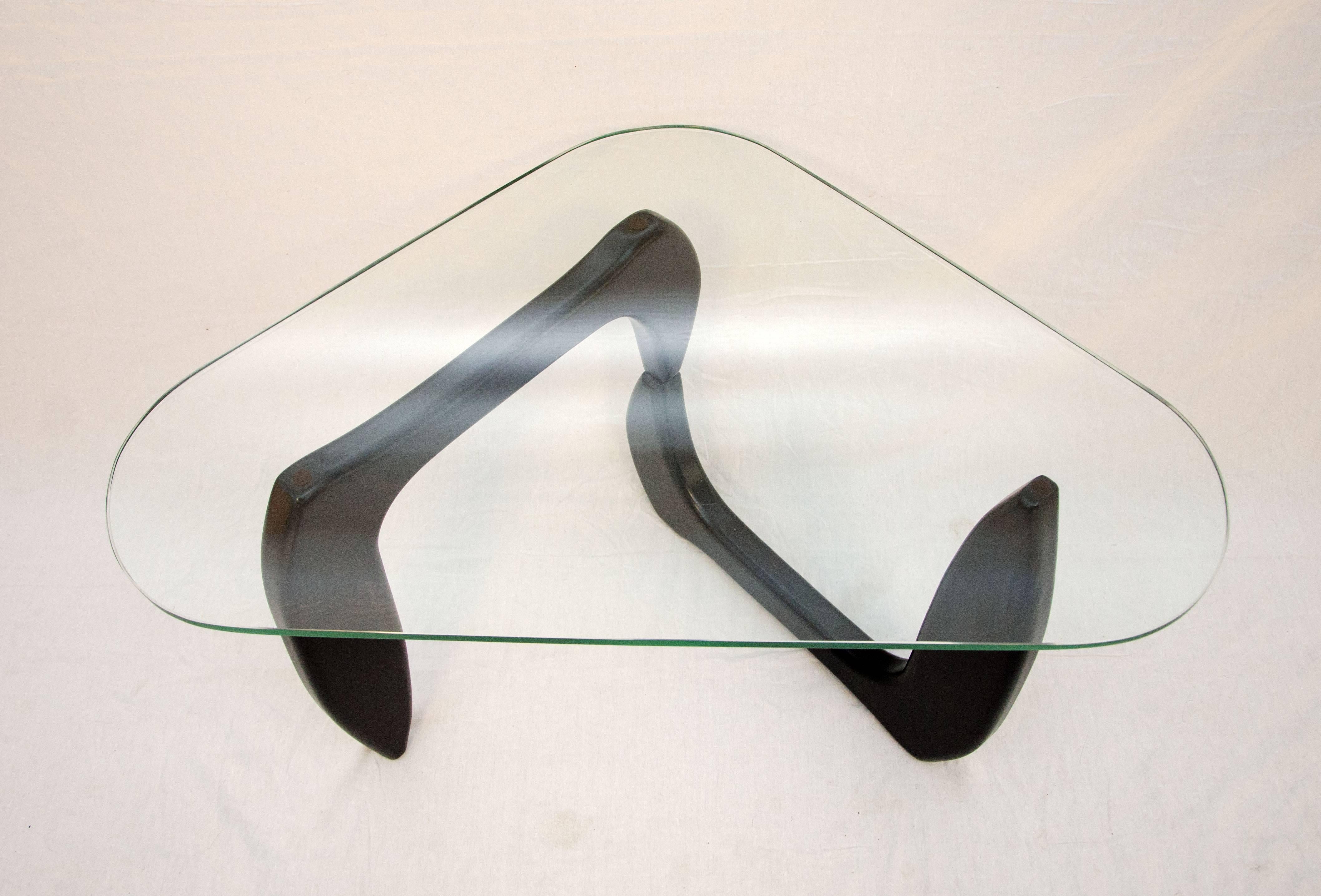 Mid-Century Modern Noguchi Style Occasional Table Glass Top